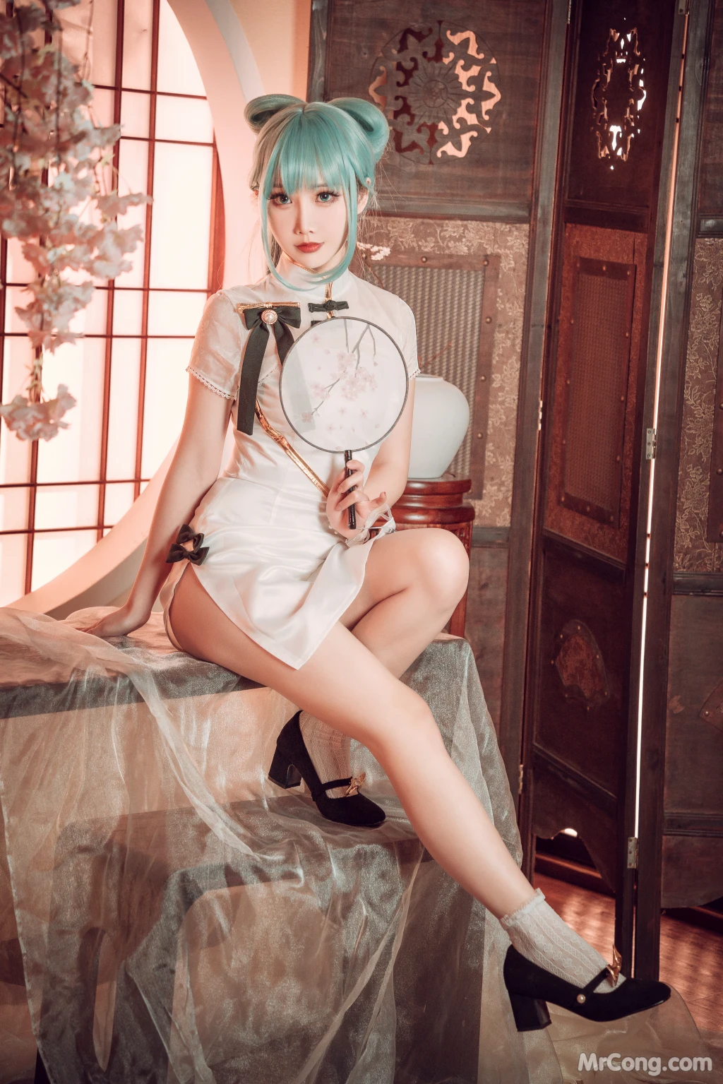 Coser@面饼仙儿 No.096: 初音旗袍 (28 photos) – Page 2