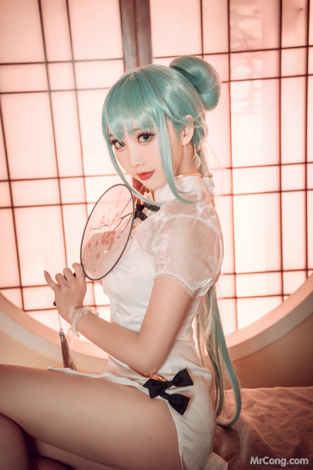 Coser@面饼仙儿 No.096: 初音旗袍 (28 photos) – Page 2