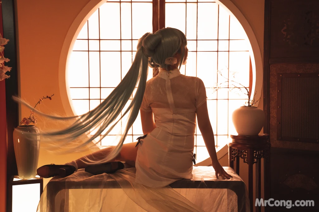 Coser@面饼仙儿 No.096: 初音旗袍 (28 photos) – Page 2
