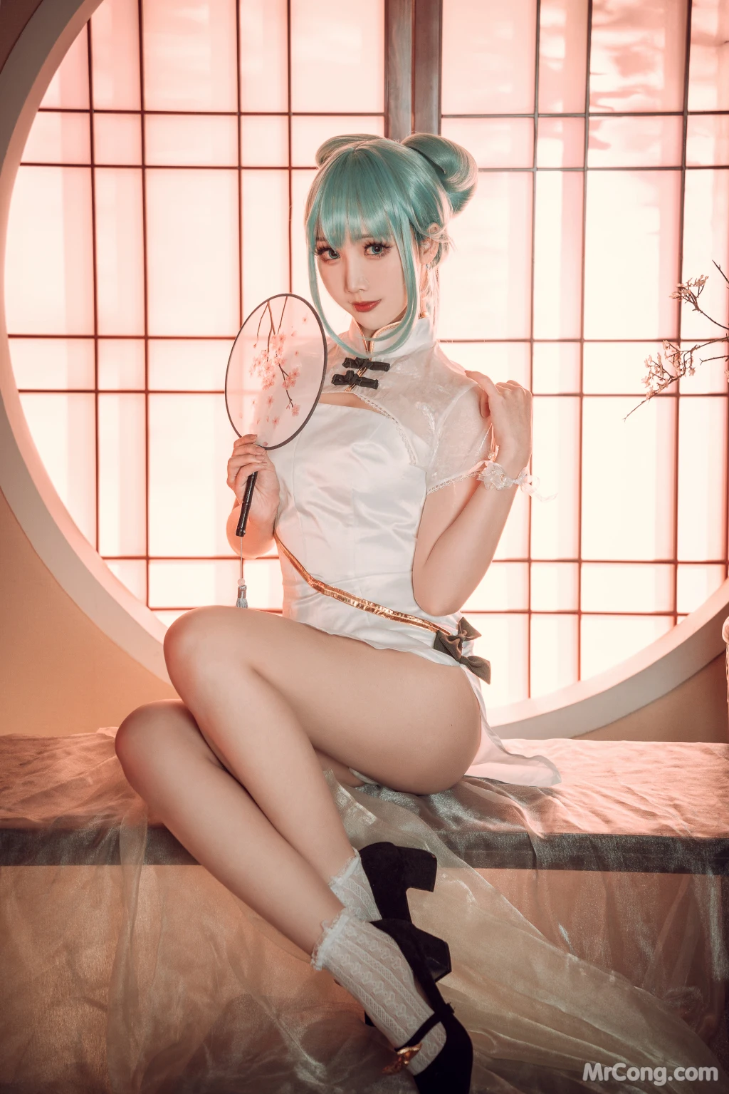 Coser@面饼仙儿 No.096: 初音旗袍 (28 photos) – Page 2