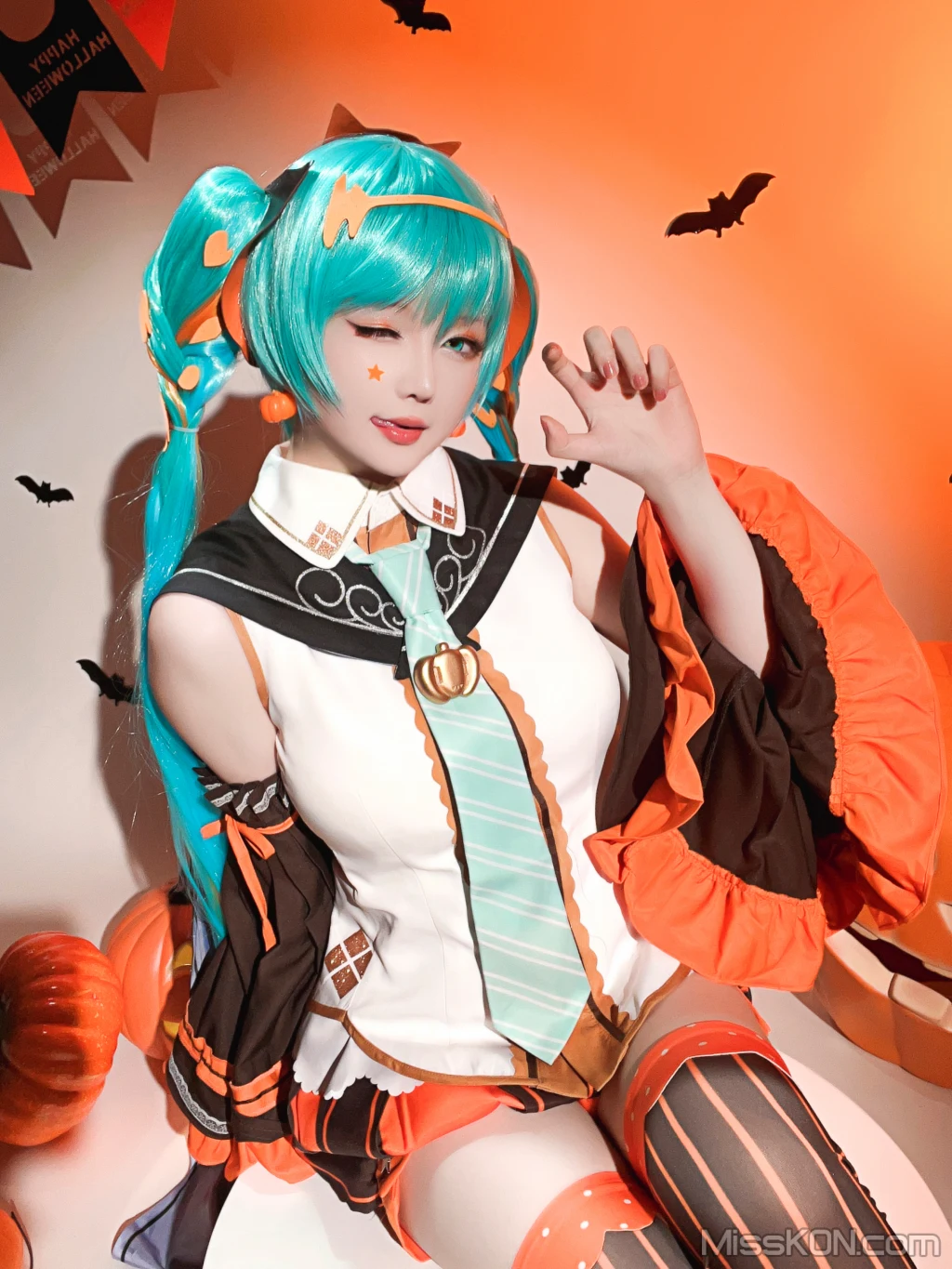 Coser@星之迟迟Hoshilily: 初音未来万圣节 (53 photos) – Page 5