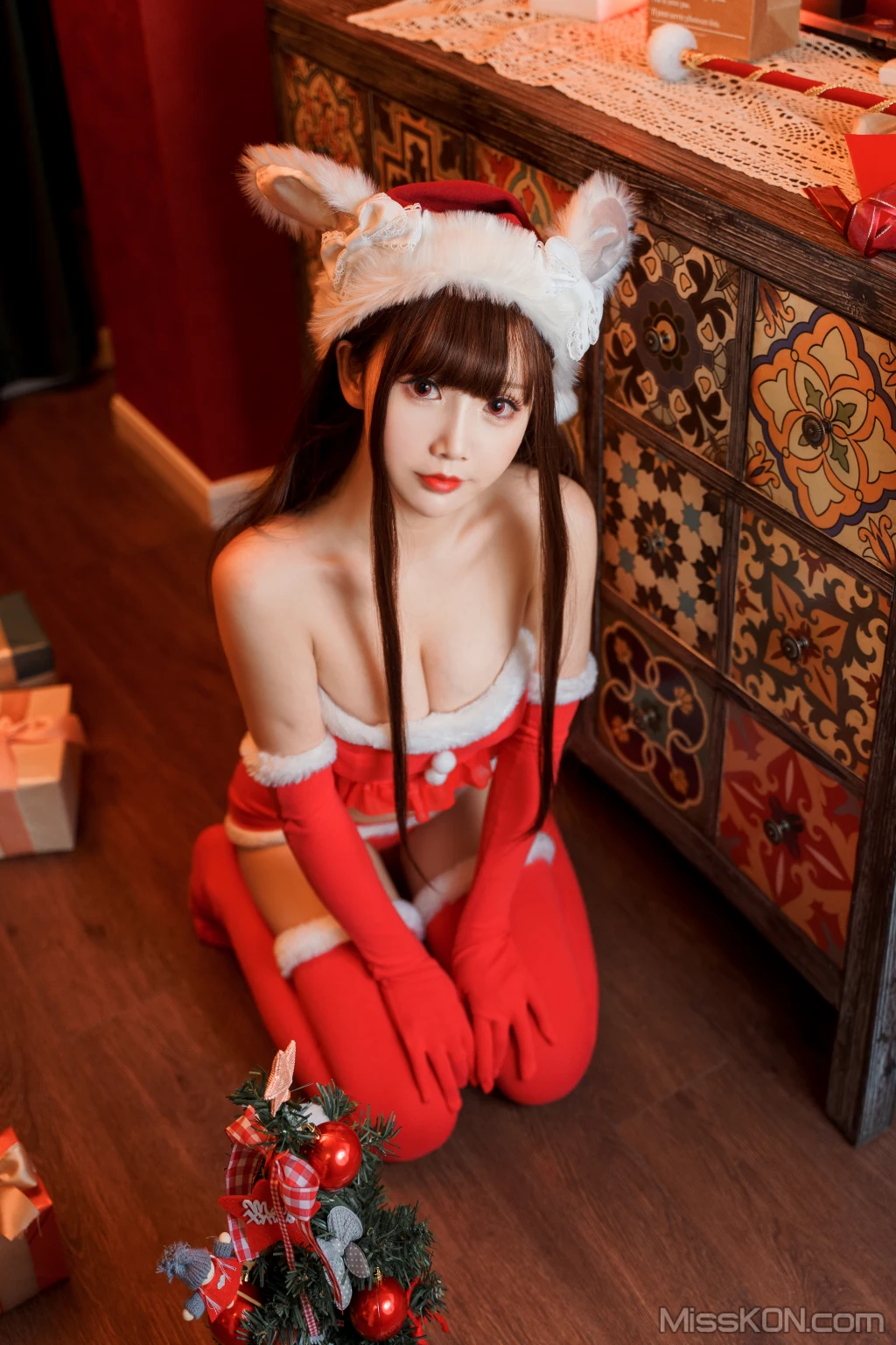 Coser@面饼仙儿 No.101: 圣诞短裙 (40 photos) – Page 3