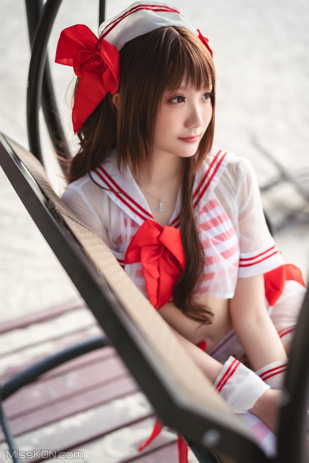 Coser@瓜希酱: 岛村卯月 泳衣 (30 photos) – Page 2