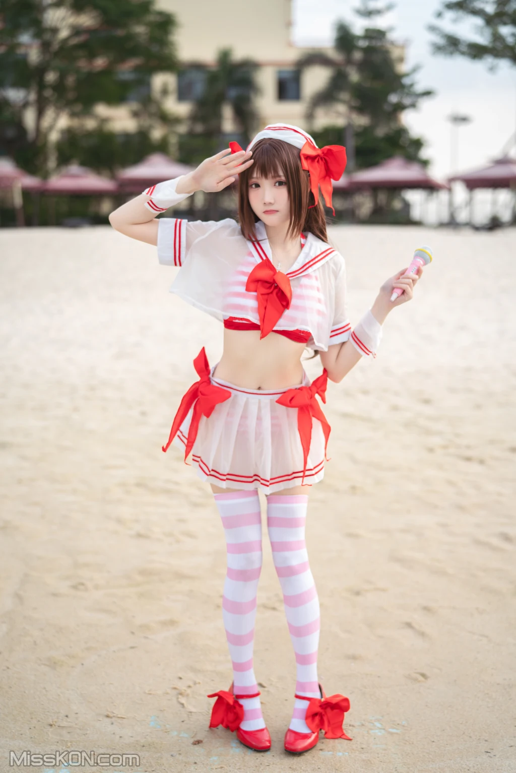 Coser@瓜希酱: 岛村卯月 泳衣 (30 photos) – Page 2