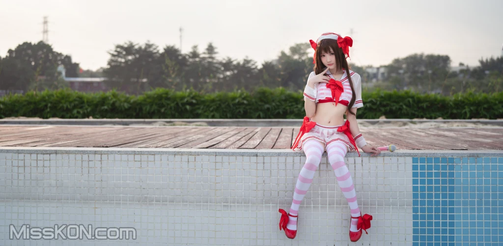 Coser@瓜希酱: 岛村卯月 泳衣 (30 photos) – Page 3