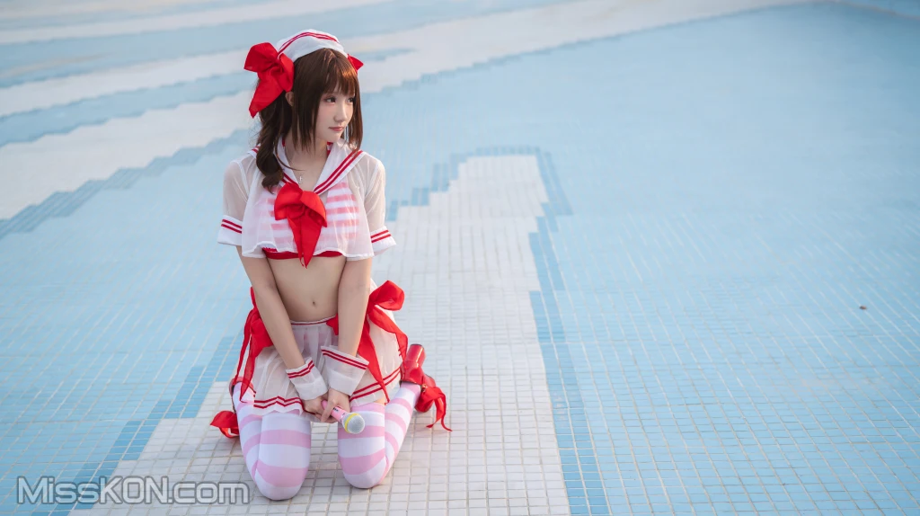 Coser@瓜希酱: 岛村卯月 泳衣 (30 photos) – Page 3