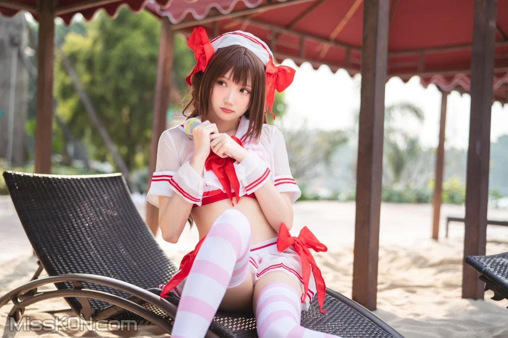 Coser@瓜希酱: 岛村卯月 泳衣 (30 photos) – Page 3