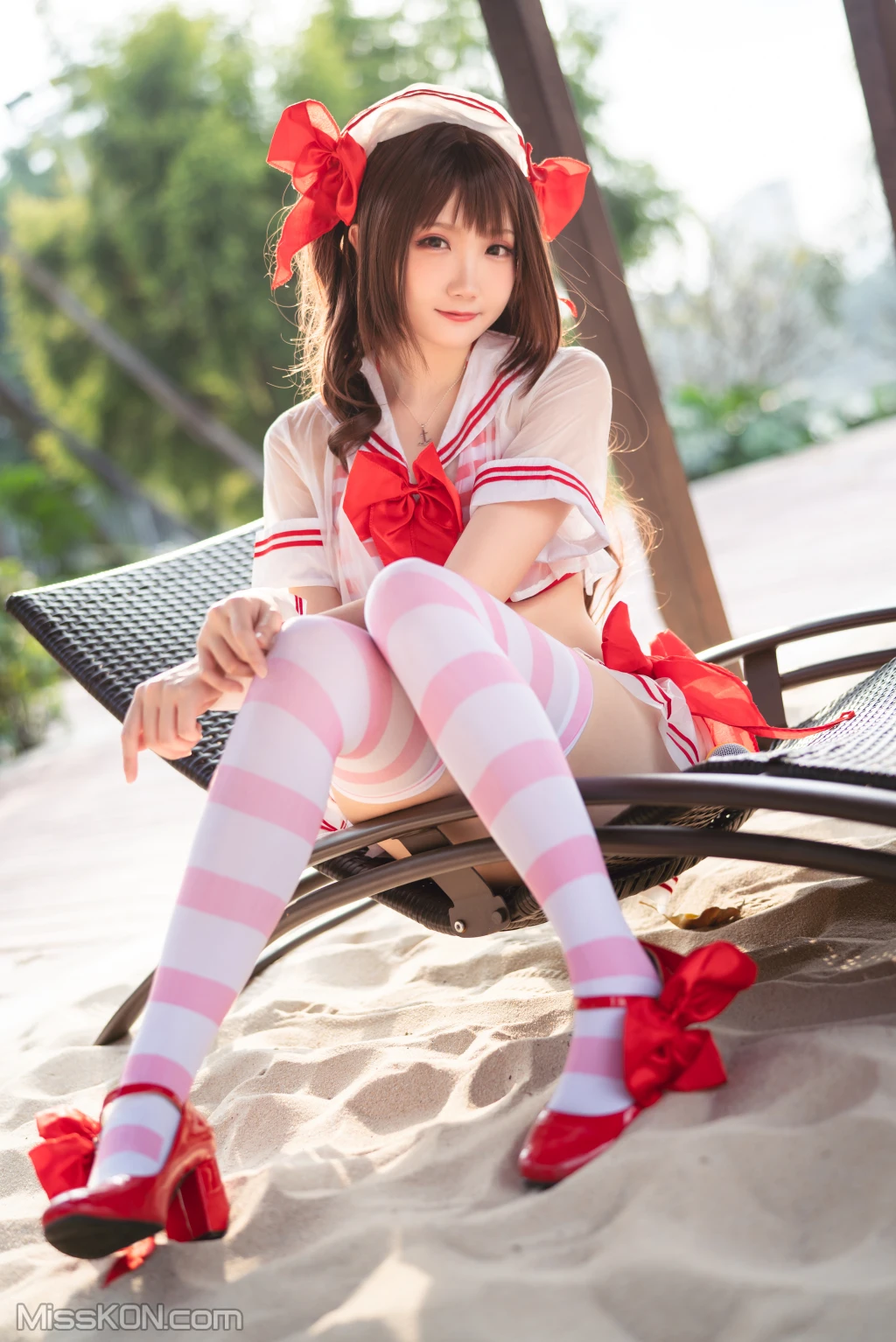 Coser@瓜希酱: 岛村卯月 泳衣 (30 photos) – Page 3