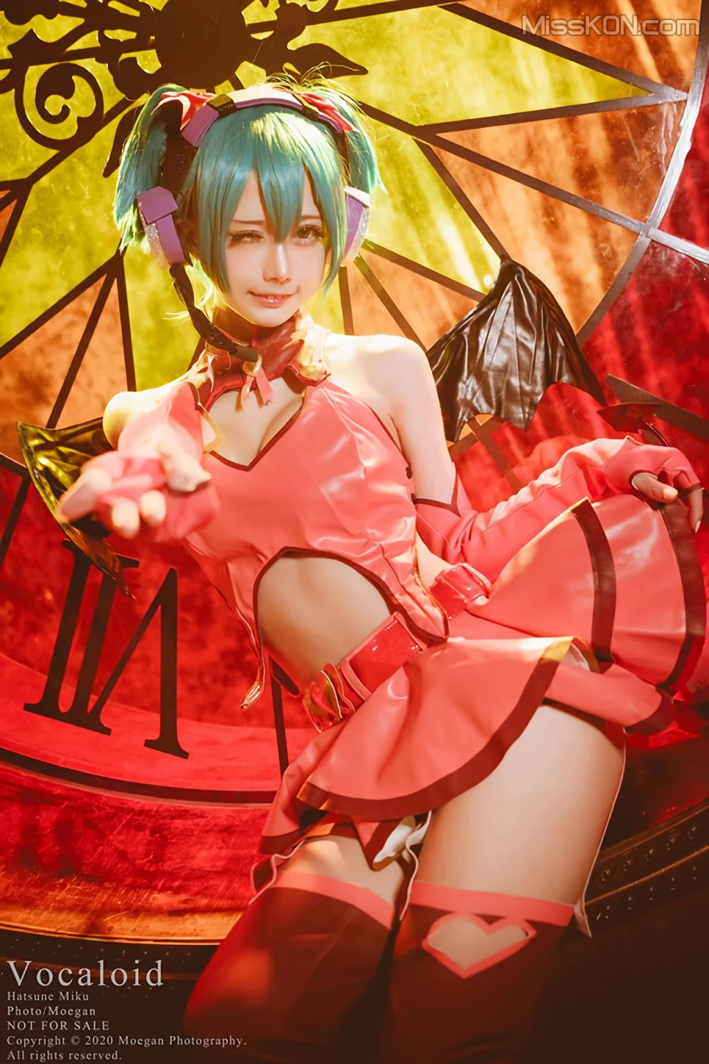 Coser@沖田凜花Rinka: 初音ミク Sweet Devil (15 photos)