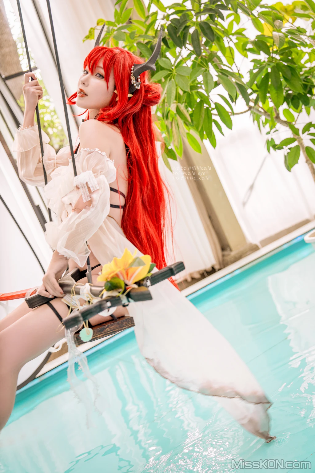 Coser@切切Celia: 明日方舟 史尔特尔泳装 (27 photos) – Page 3