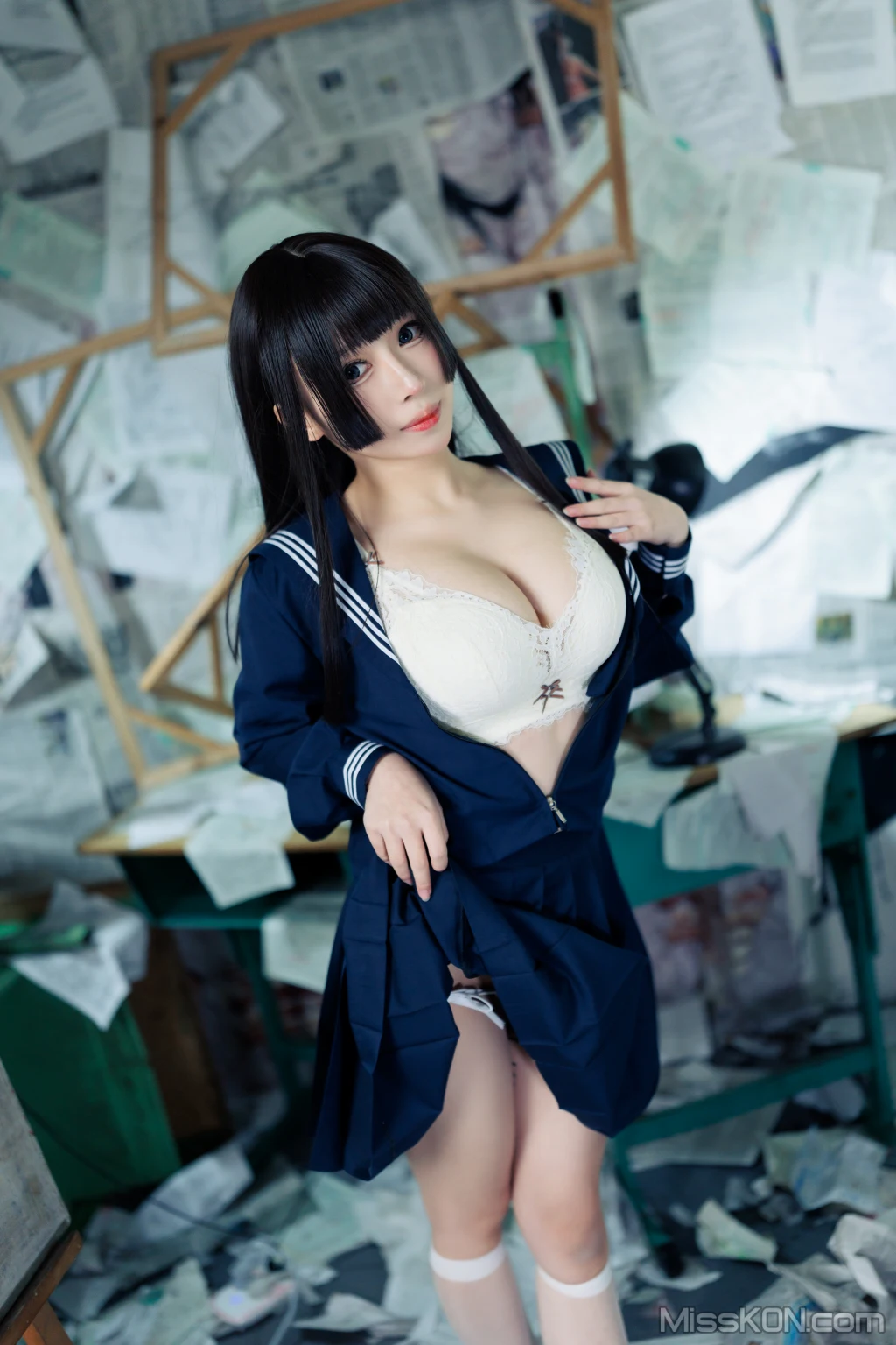 Coser@胡桃猫Kurumineko: 反差学妹 (132 photos)