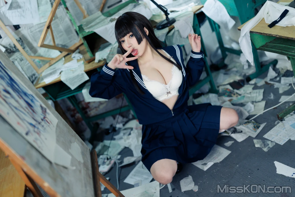 Coser@胡桃猫Kurumineko: 反差学妹 (132 photos)