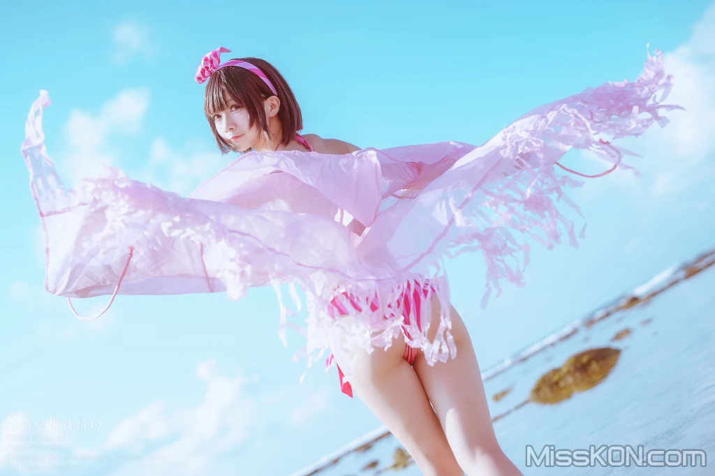 Coser@沖田凜花Rinka: 加藤恵 水着ver. (冴えない彼女の育てかた (14 photos)