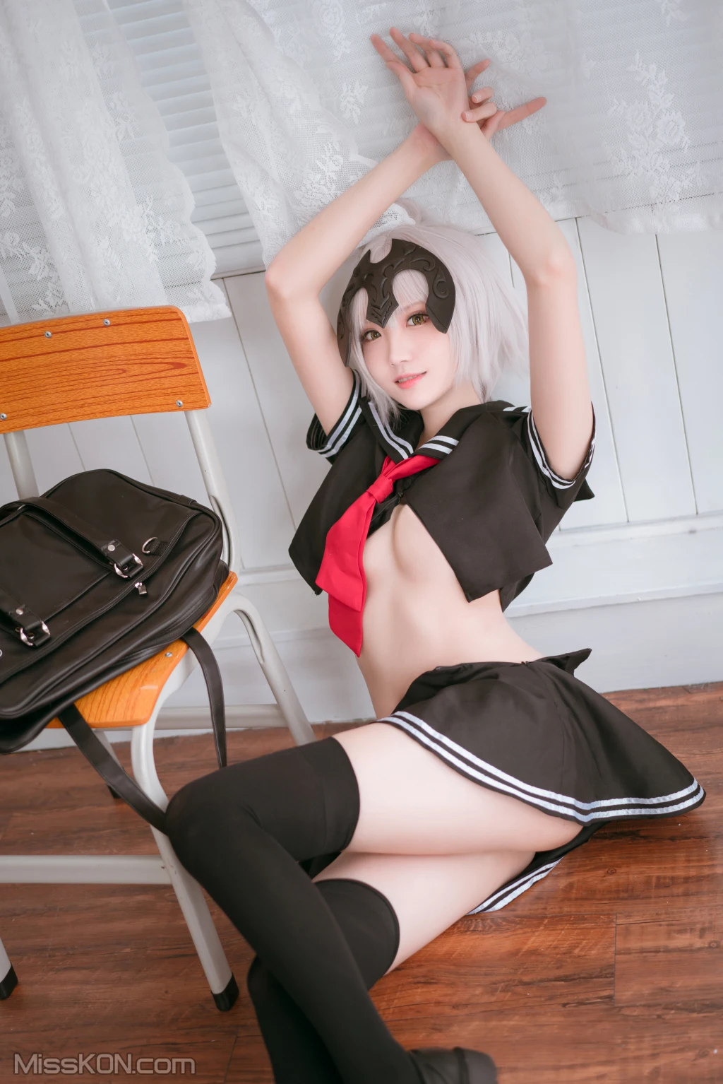 Coser@瓜希酱: 黑贞德 校服 (13 photos) – Page 2