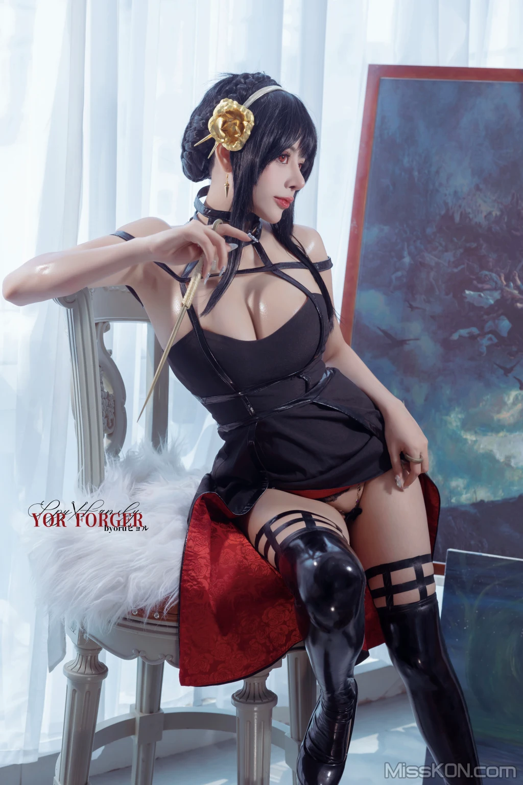 Coser@Byoru: Yor Thorn Princess (48 photos )(2)
