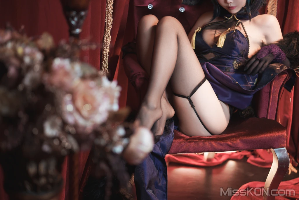 Coser@面饼仙儿 No.108: 柴郡旗袍 (21 photos + 1 video) – Page 2