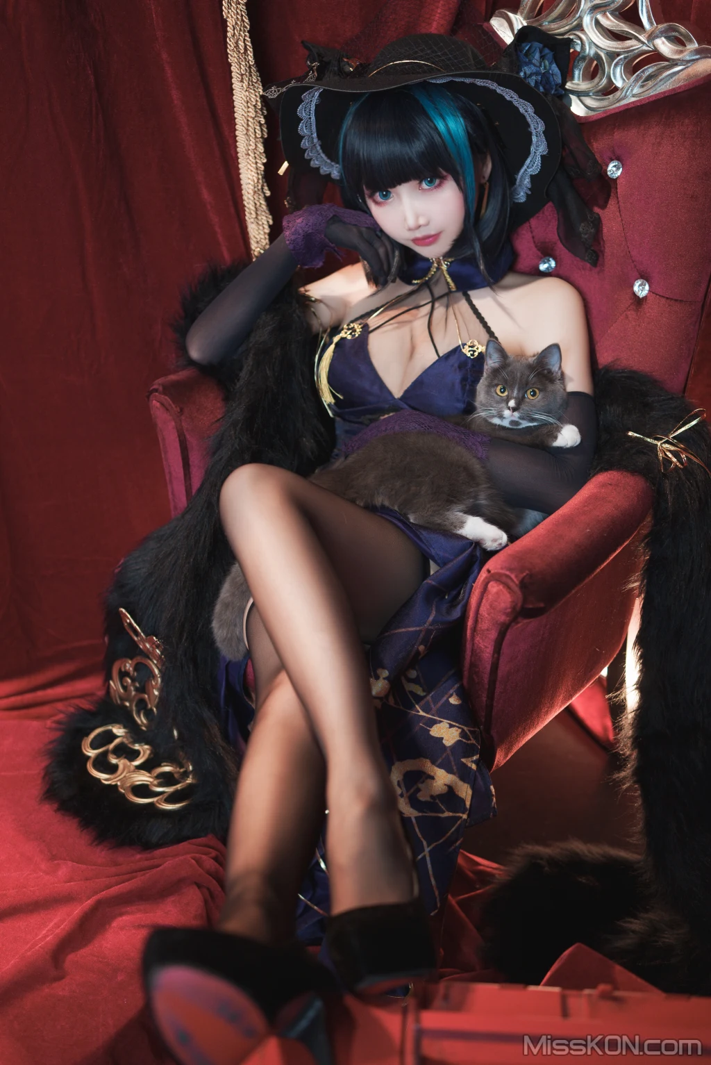 Coser@面饼仙儿 No.108: 柴郡旗袍 (21 photos + 1 video) – Page 2