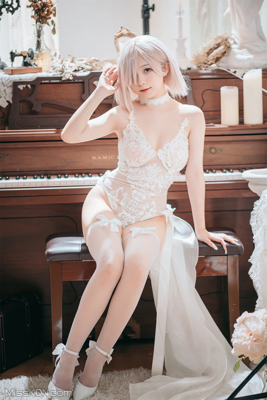 Coser@花铃: 玛修婚纱 (63 photos)