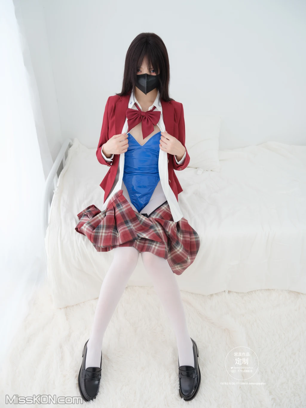 [紧急企划] EX-016 见希w 白丝制服 (49 photos) – Page 2