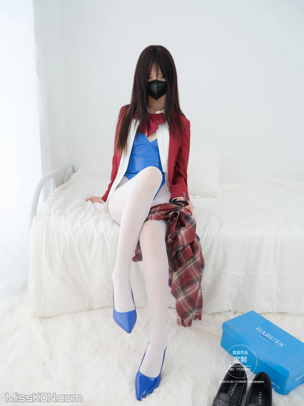 [紧急企划] EX-016 见希w 白丝制服 (49 photos) – Page 2