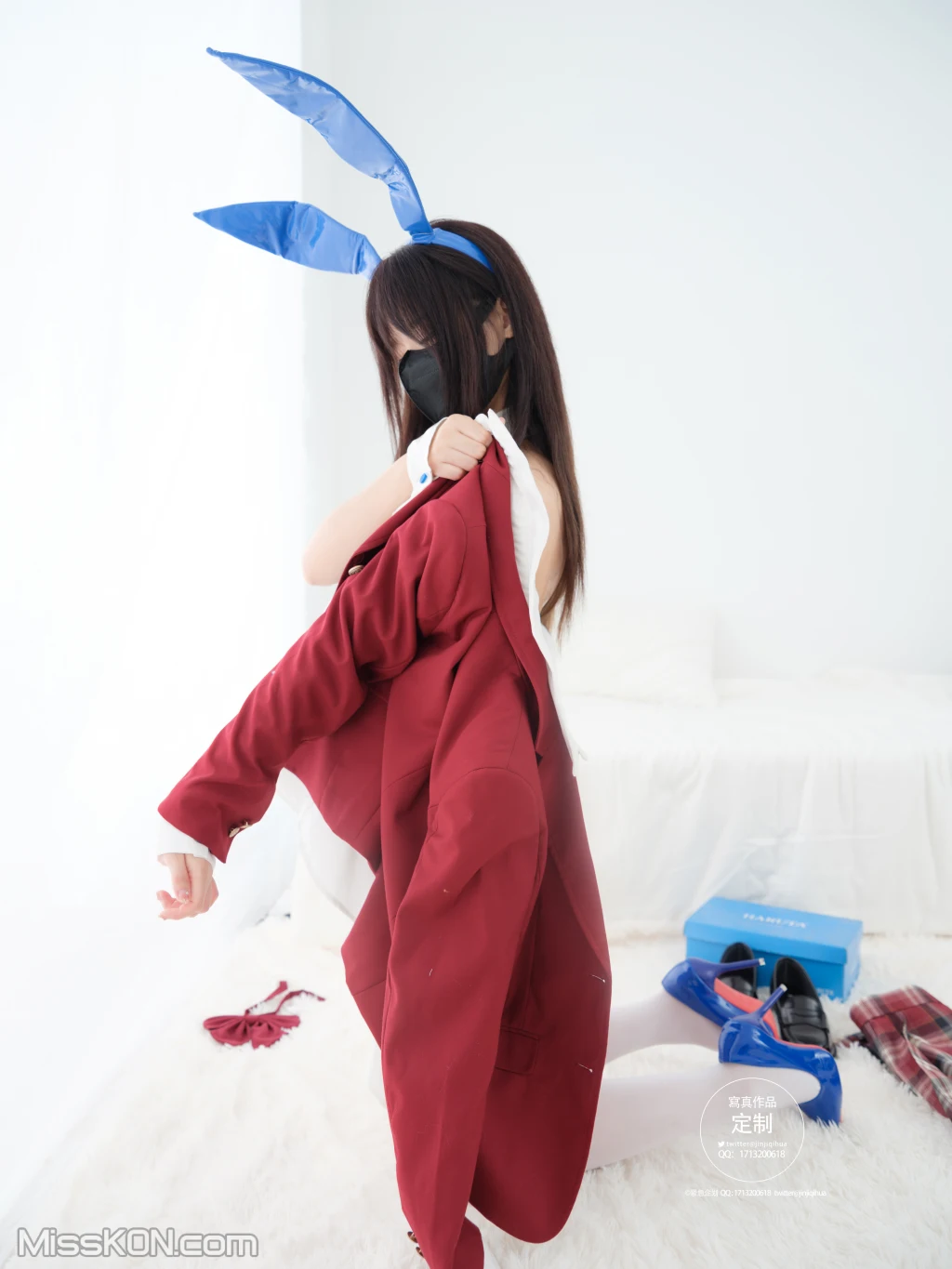 [紧急企划] EX-016 见希w 白丝制服 (49 photos) – Page 5