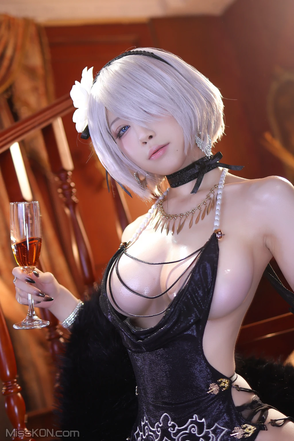 Coser@水淼Aqua: –ヨルハ二号B型 同人ドレスVer (95 photos)