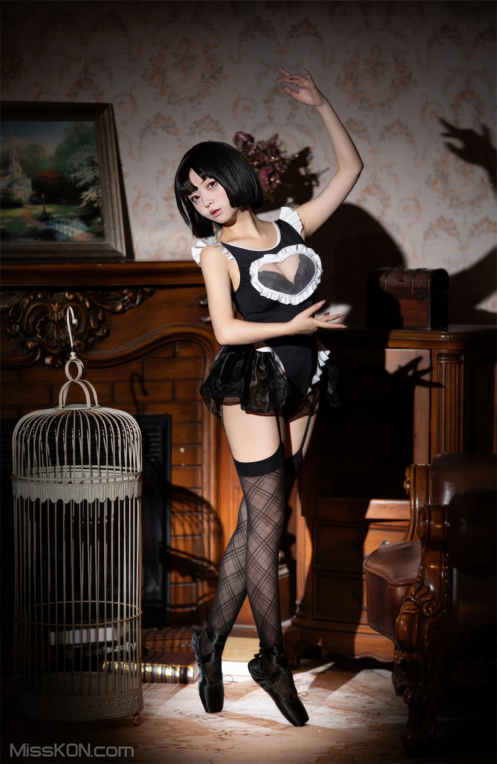 Coser@花铃: 马戏团芭蕾 吊带袜高叉 (43 photos) – Page 5
