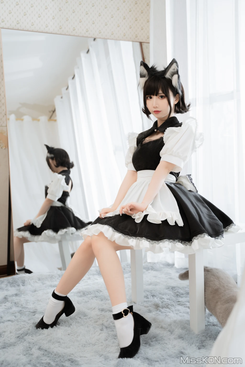 Coser@面饼仙儿 No.114: 开胸女仆 (17 photos) – Page 2