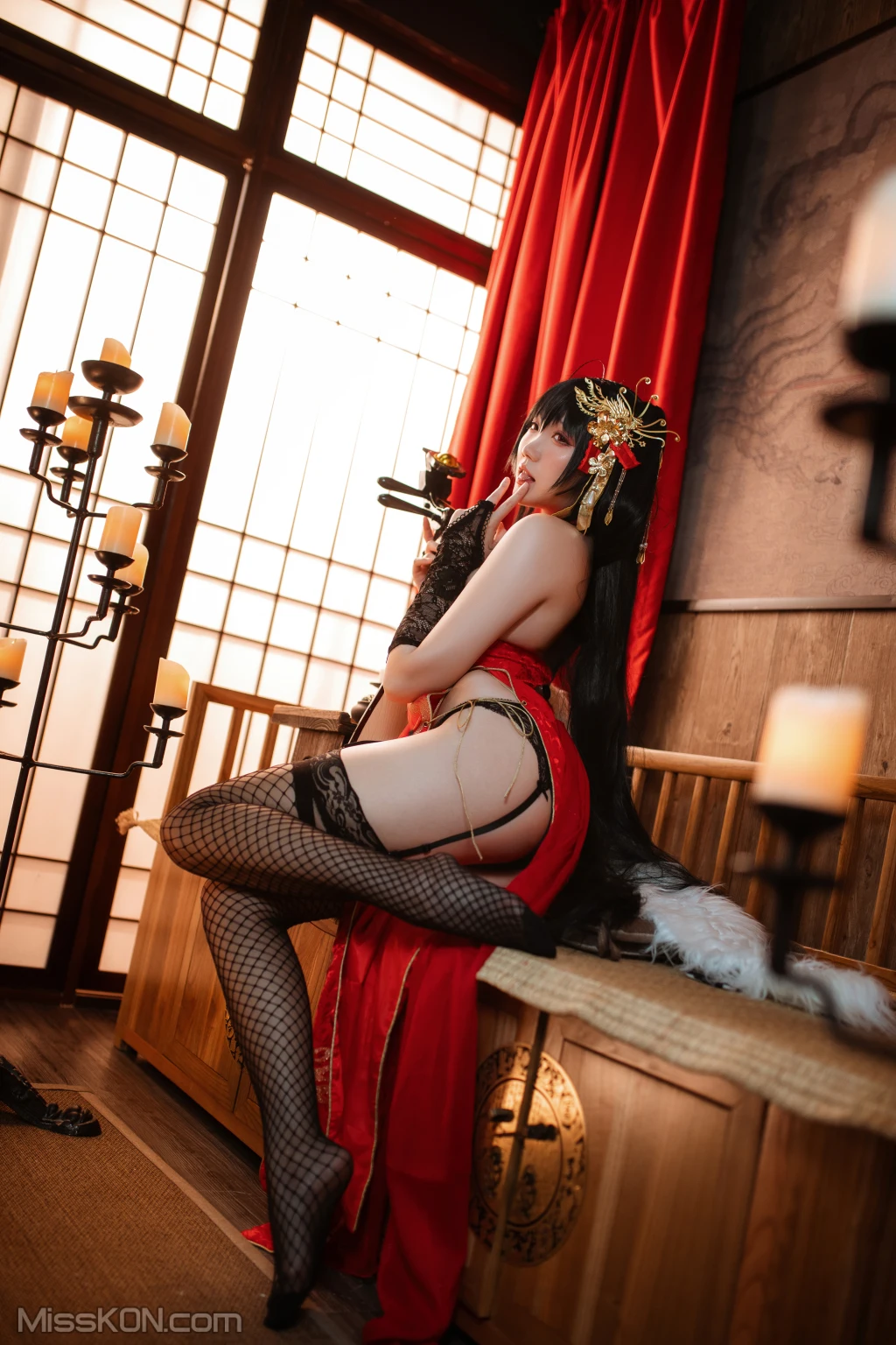 Coser@瓜希酱: 大凤旗袍 (22 photos)