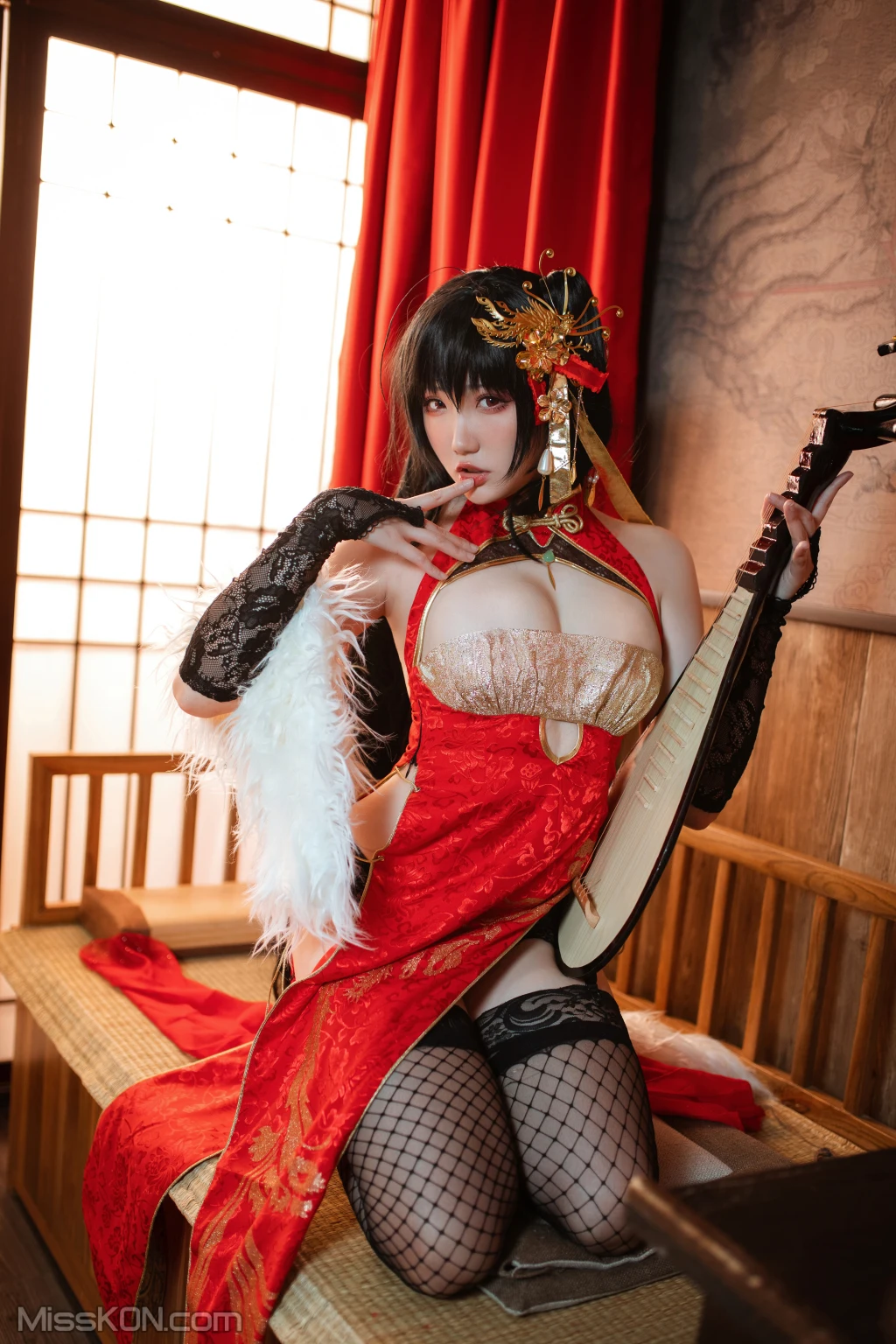 Coser@瓜希酱: 大凤旗袍 (22 photos)