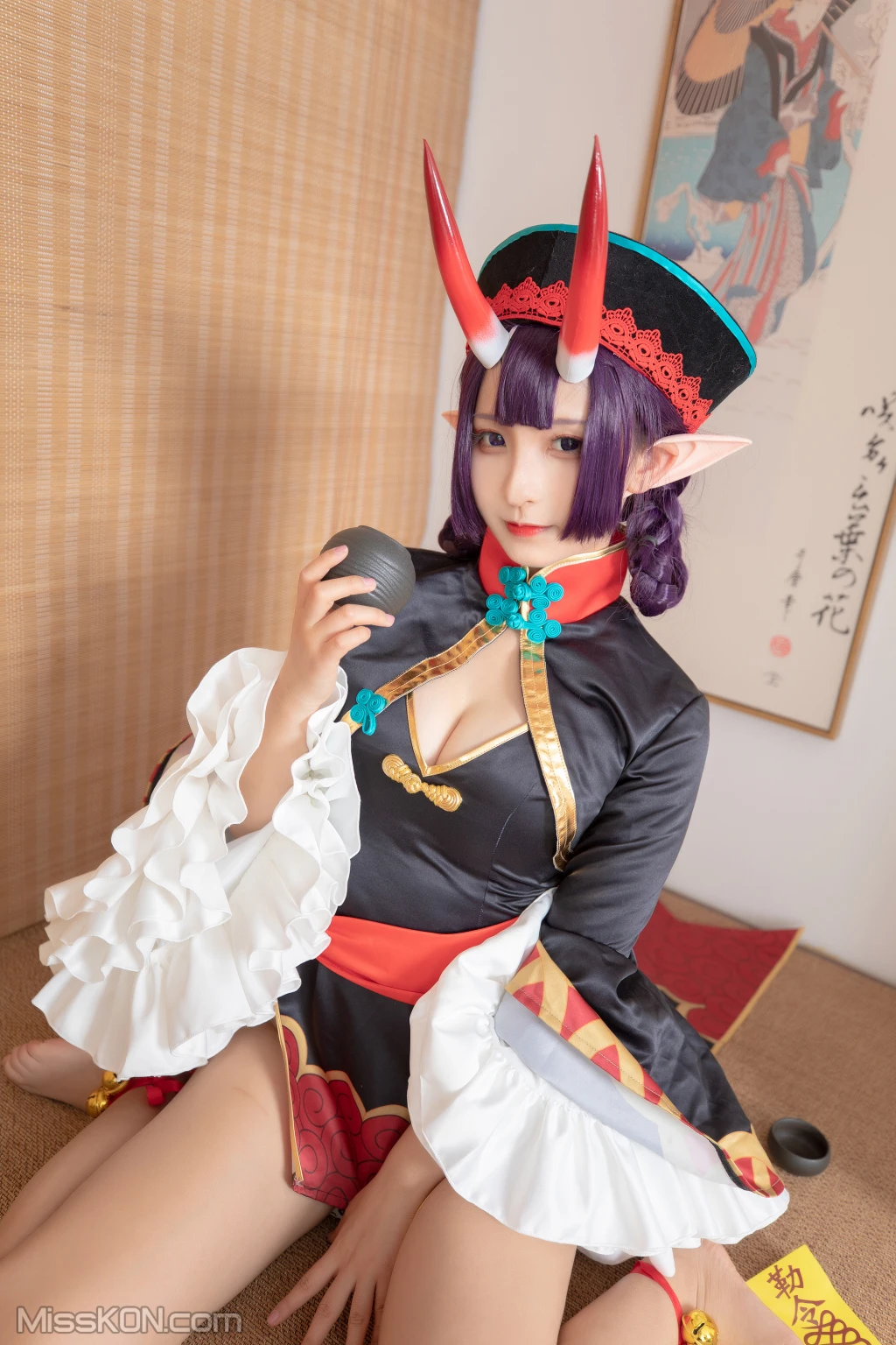 Coser@神楽坂真冬 Vol.061: 绝对企画-酒吞cos《果実の酒気》 (150 photos + 3 videos)
