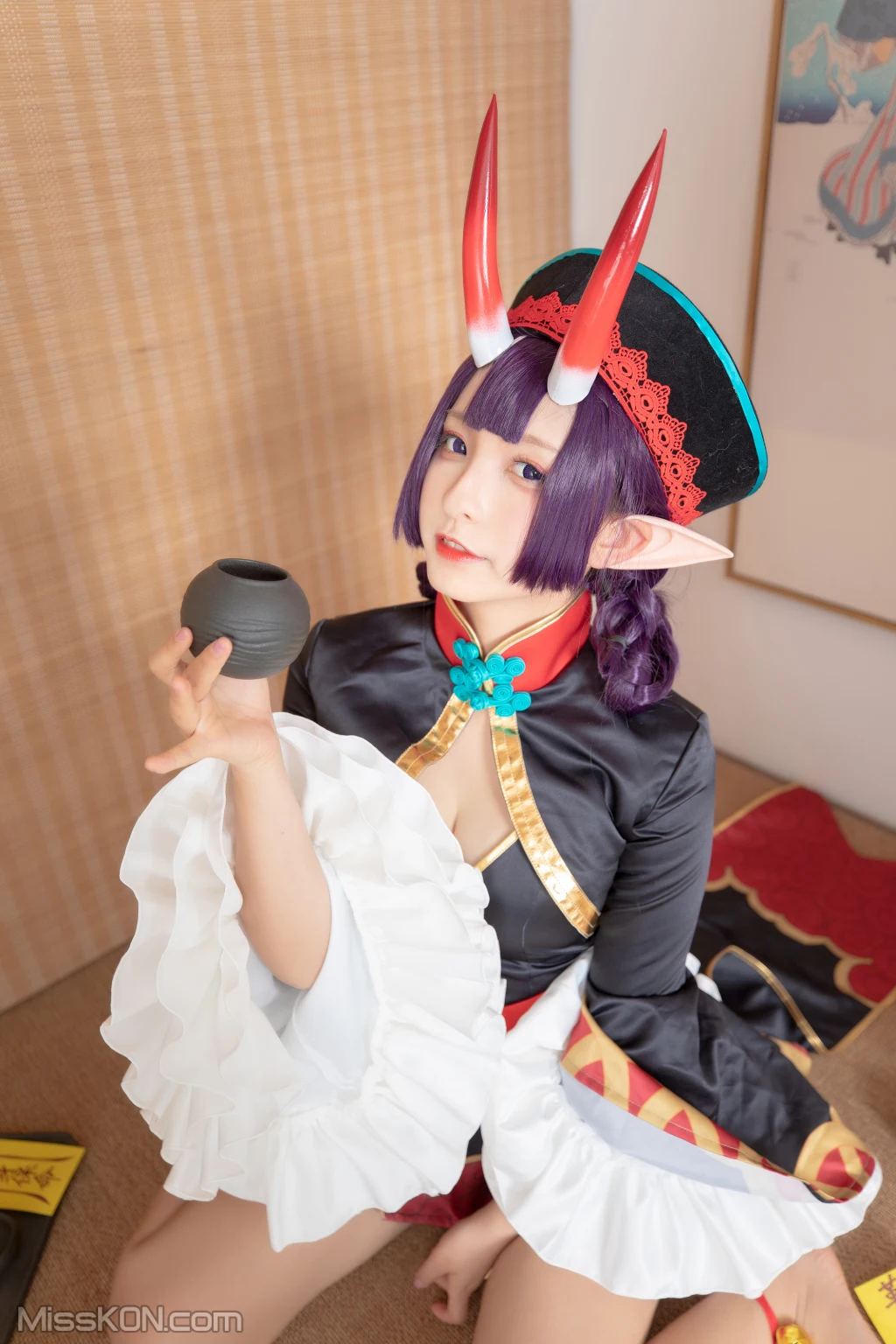 Coser@神楽坂真冬 Vol.061: 绝对企画-酒吞cos《果実の酒気》 (150 photos + 3 videos)