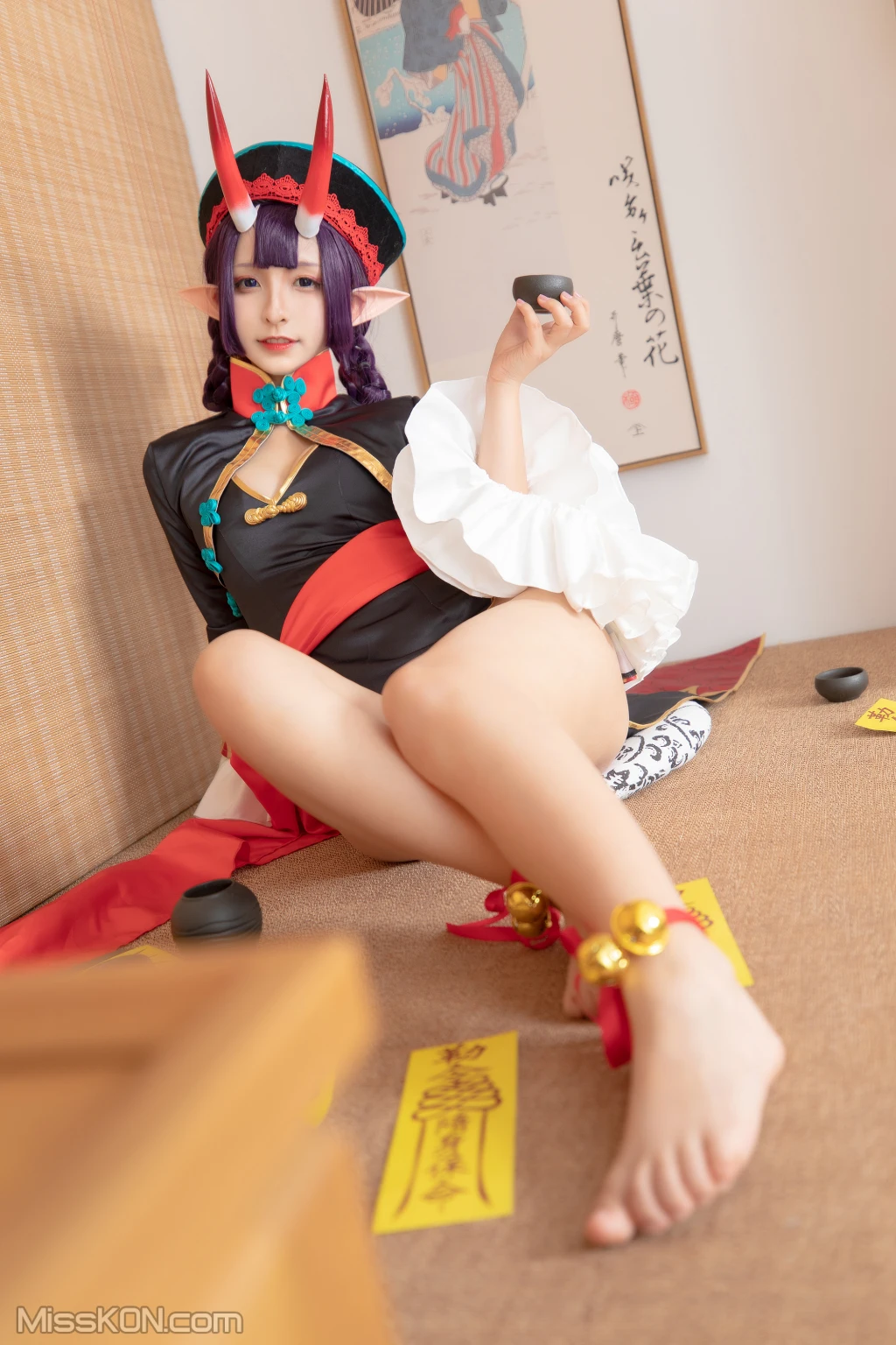Coser@神楽坂真冬 Vol.061: 绝对企画-酒吞cos《果実の酒気》 (150 photos + 3 videos)