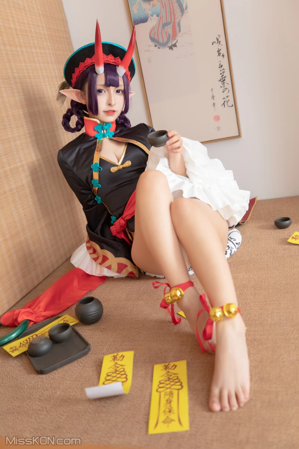 Coser@神楽坂真冬 Vol.061: 绝对企画-酒吞cos《果実の酒気》 (150 photos + 3 videos)