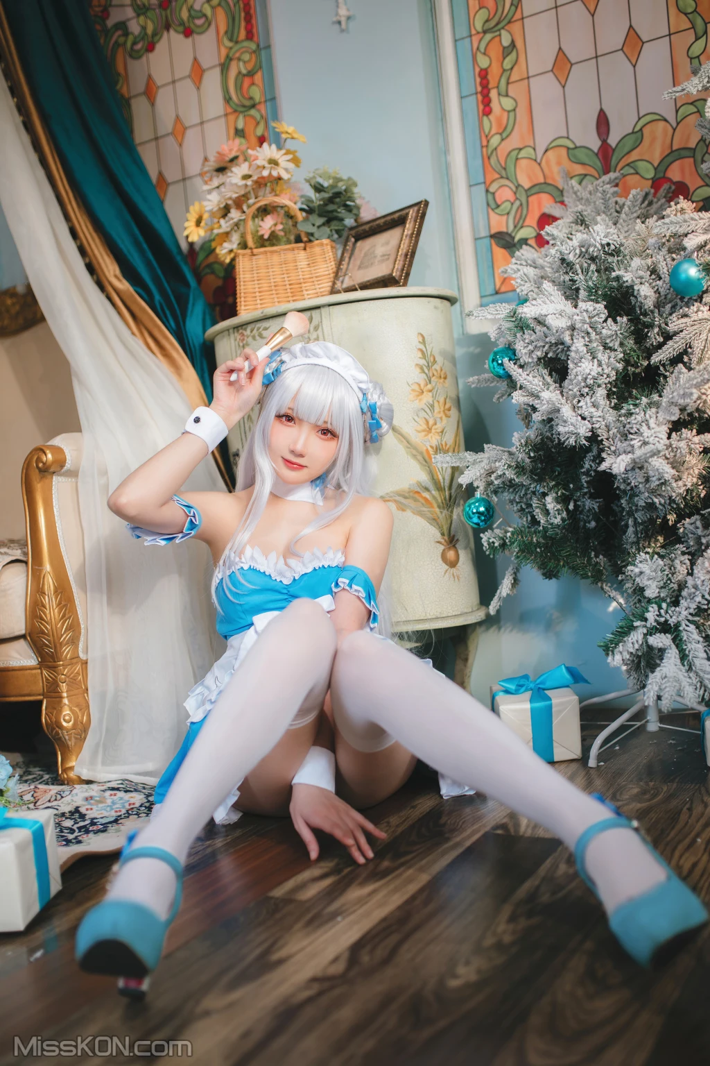 Coser@瓜希酱: 碧蓝航线 小天鹅女仆 (22 photos) – Page 2