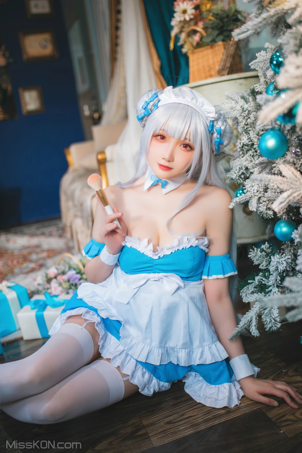 Coser@瓜希酱: 碧蓝航线 小天鹅女仆 (22 photos) – Page 2
